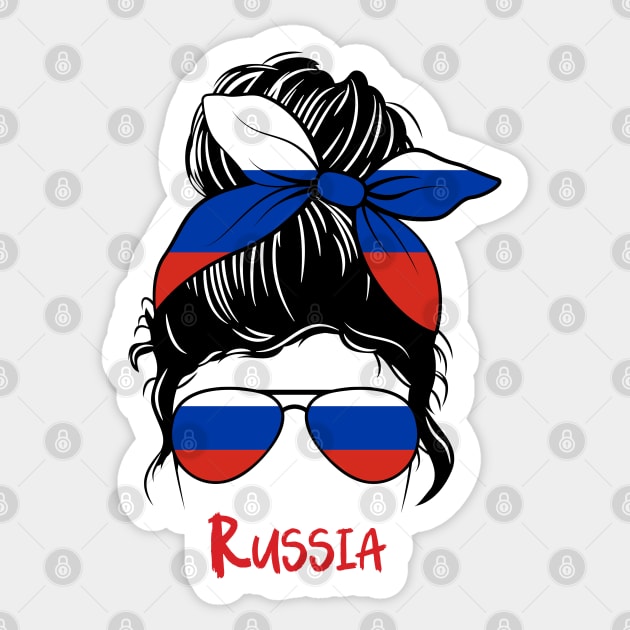 Russia girl, Russia Flag, Russia gift heritage,   Russian girlfriend, Sticker by JayD World